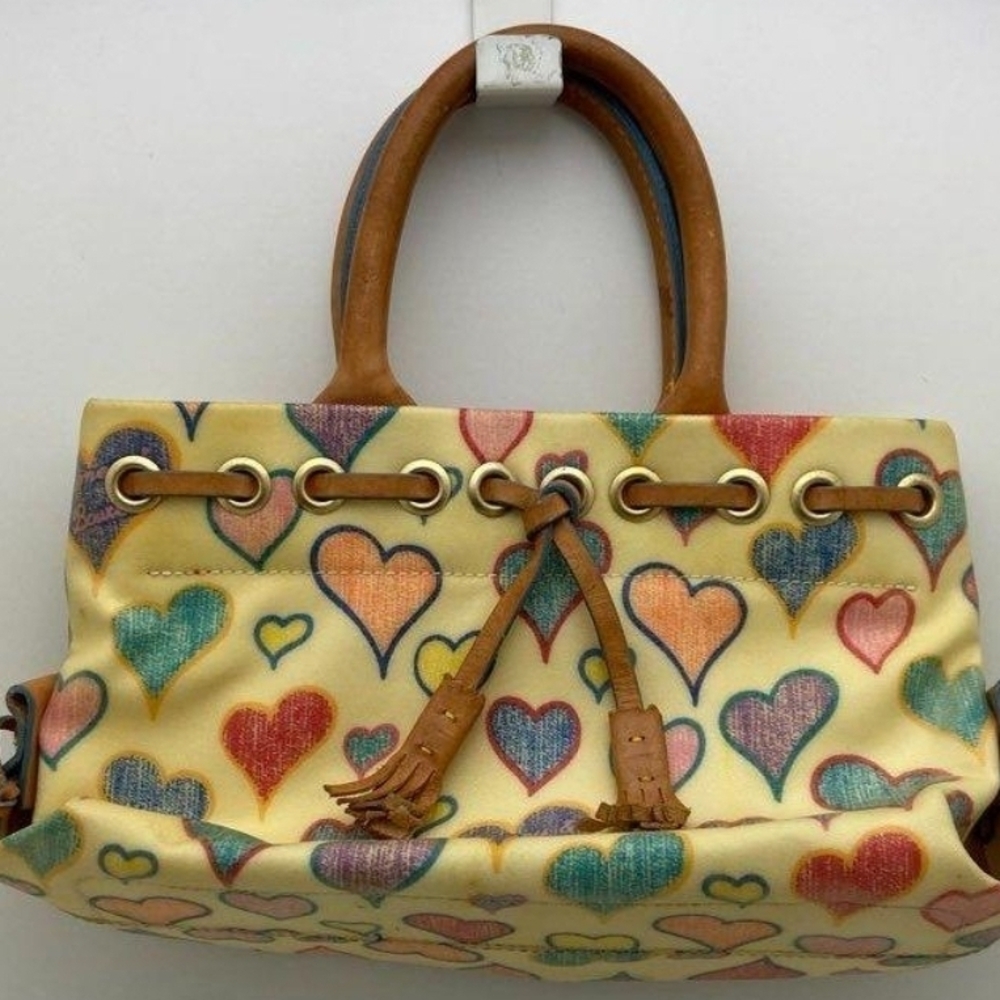 Dooney & Bourke Multicolor Heart Shoulder Bag